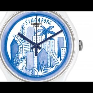 NWT Swatch Singapore Tale Destination Watch
